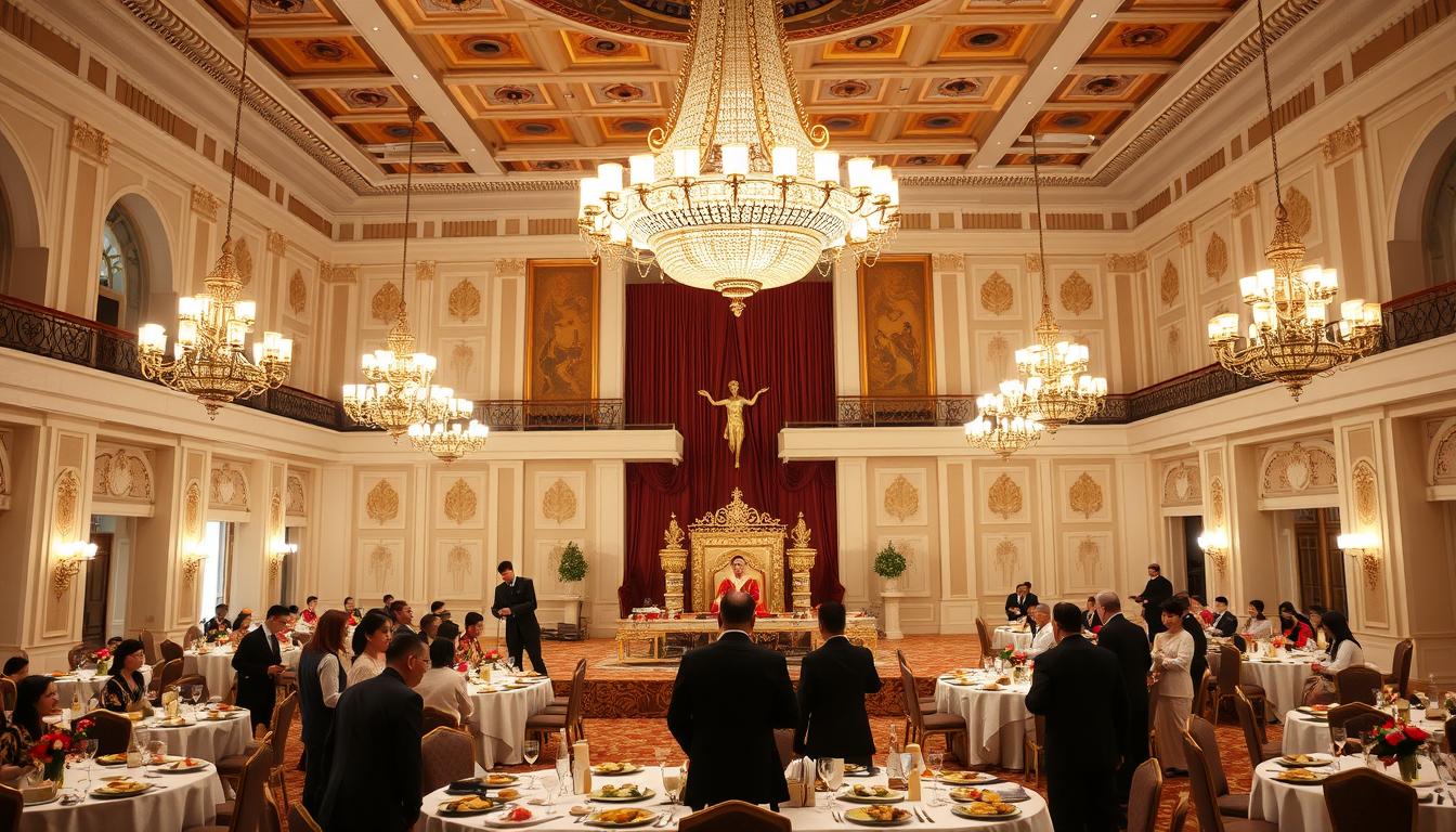 Sultan Brunei berangkat tiba untuk Majlis Santapan Diraja di Istana Arau