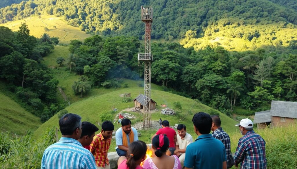 infrastruktur komunikasi desa