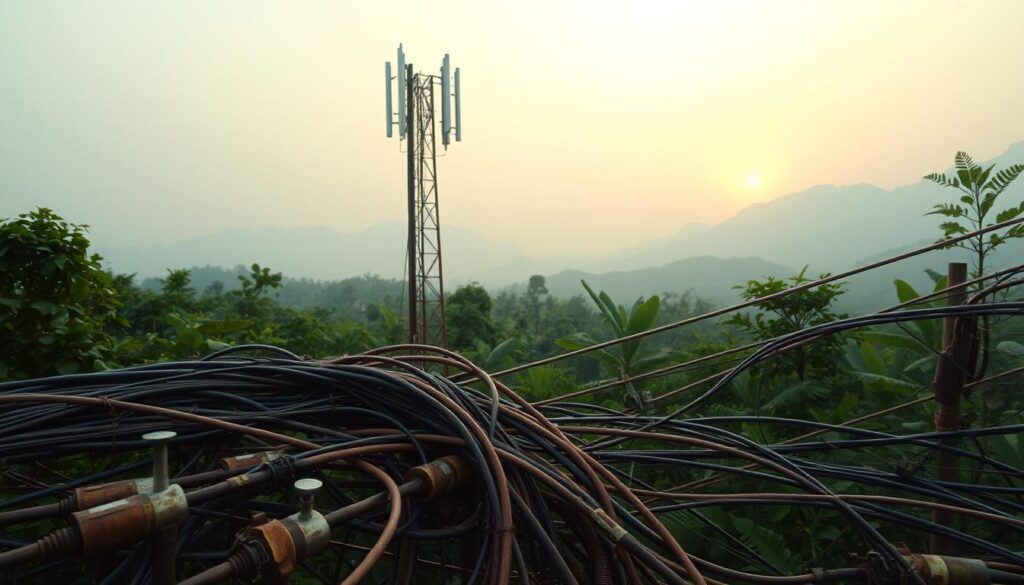 jaringan telekomunikasi terisolasi